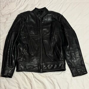 Men's Black Leather Jacket